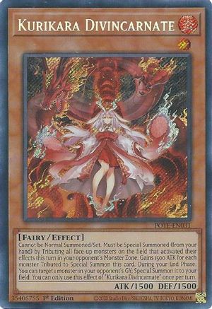 Kurikara Divincarnate (POTE-EN031) - Power of the Elements 1st Edition - Premium Yugioh Single from Konami - Just $5.21! Shop now at Game Crave Tournament Store