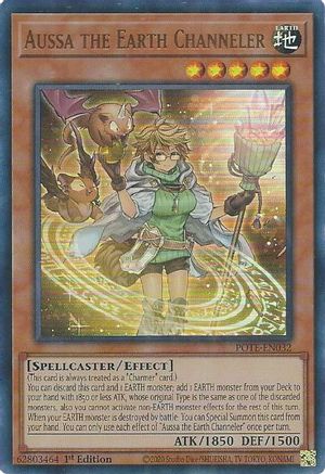 Aussa the Earth Channeler (POTE-EN032) - Power of the Elements Unlimited - Premium Yugioh Single from Konami - Just $0.08! Shop now at Game Crave Tournament Store