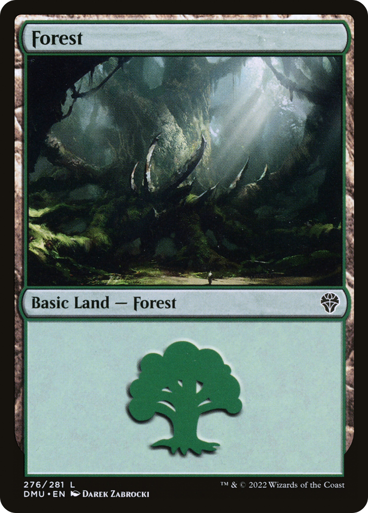 Forest (DMU-276) - Dominaria United Foil - Premium MTG Single from Wizards of the Coast - Just $0.08! Shop now at Game Crave Tournament Store