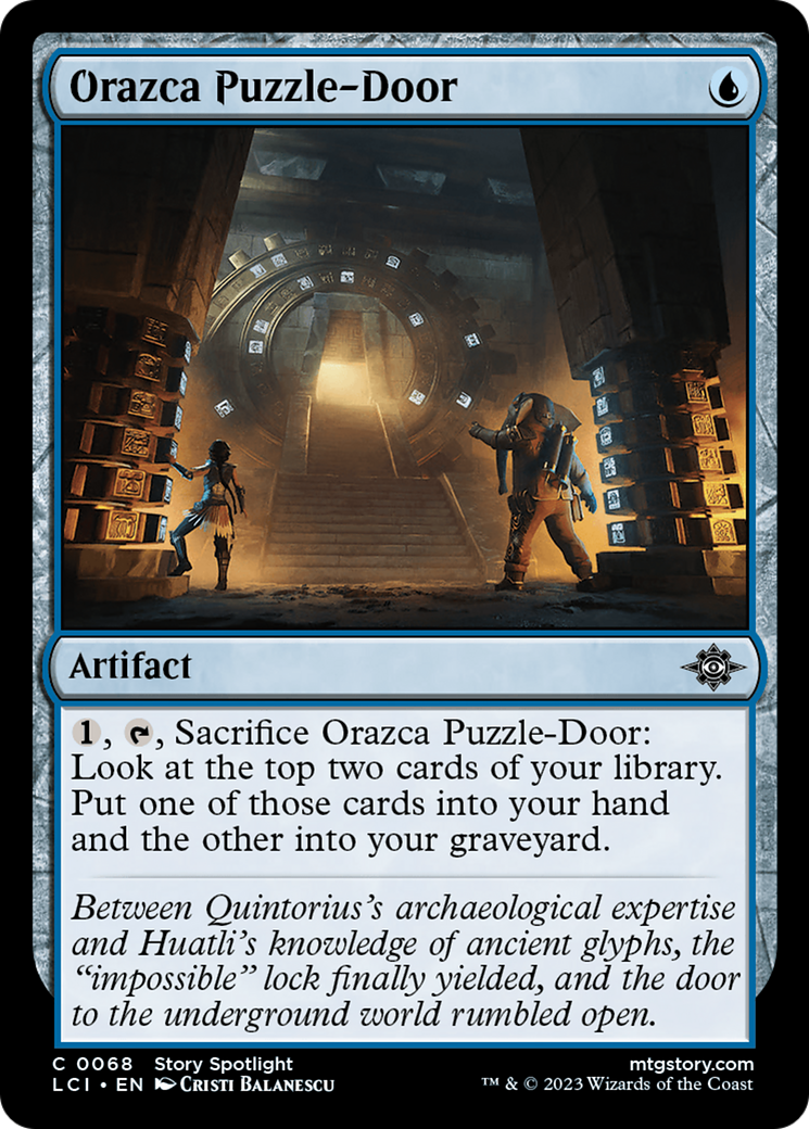 Orazca Puzzle-Door (LCI-068) - The Lost Caverns of Ixalan - Premium MTG Single from Wizards of the Coast - Just $0.08! Shop now at Game Crave Tournament Store