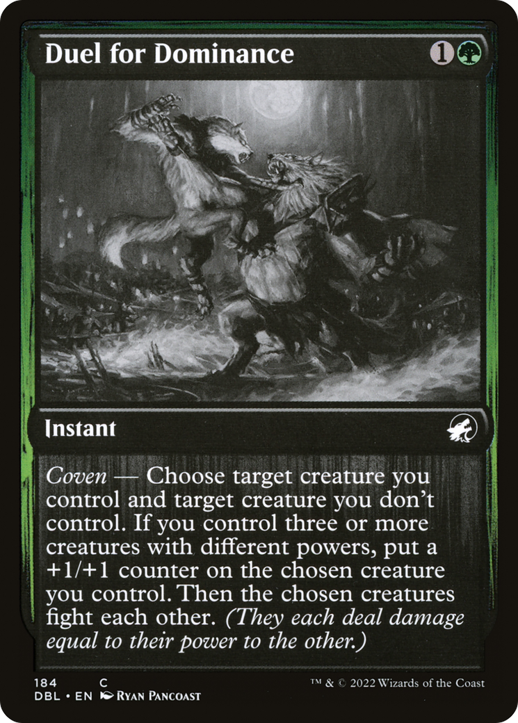 Duel for Dominance (DBL-184) - Innistrad: Double Feature - Premium MTG Single from Wizards of the Coast - Just $0.25! Shop now at Game Crave Tournament Store