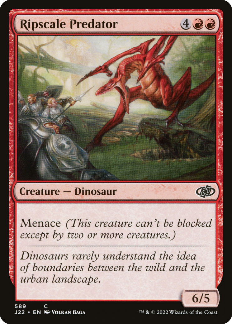 Ripscale Predator (J22-589) - Jumpstart 2022 - Premium MTG Single from Wizards of the Coast - Just $0.08! Shop now at Game Crave Tournament Store