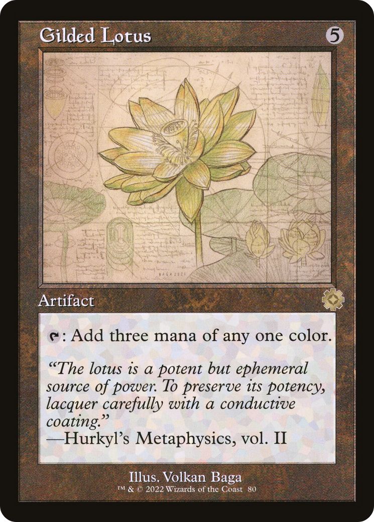 Gilded Lotus (BRR-080) - The Brothers' War Retro Artifacts Foil - Premium MTG Single from Wizards of the Coast - Just $0.71! Shop now at Game Crave Tournament Store