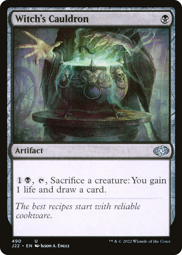 Witch's Cauldron (J22-490) - Jumpstart 2022 - Premium MTG Single from Wizards of the Coast - Just $0.25! Shop now at Game Crave Tournament Store