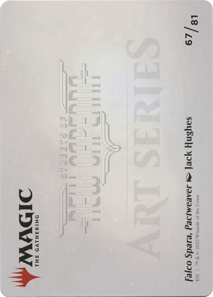 Falco Spara, Pactweaver // Falco Spara, Pactweaver (ASNC-067) - New Capenna Art Series (Borderless) Foil - Premium MTG Single from Wizards of the Coast - Just $0! Shop now at Game Crave Tournament Store