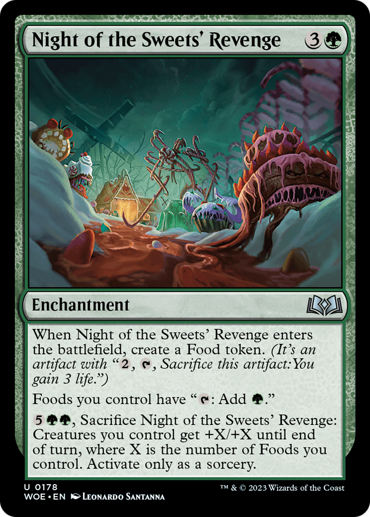 Night of the Sweets' Revenge (WOE-178) - Wilds of Eldraine Foil - Premium MTG Single from Wizards of the Coast - Just $0.08! Shop now at Game Crave Tournament Store