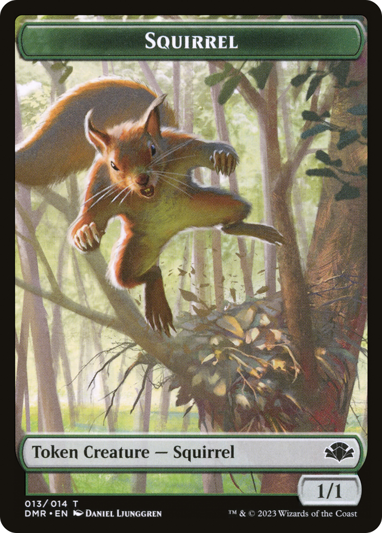 Squirrel (TDMR-013) - Dominaria Remastered Tokens - Premium MTG Single from Wizards of the Coast - Just $0! Shop now at Game Crave Tournament Store