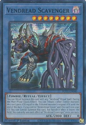 Vendread Scavenger (POTE-EN040) - Power of the Elements 1st Edition - Premium Yugioh Single from Konami - Just $0.25! Shop now at Game Crave Tournament Store
