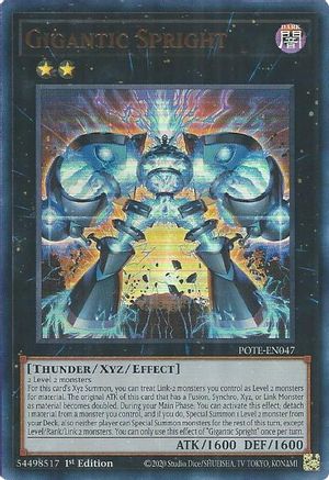 Gigantic Spright (POTE-EN047) - Power of the Elements 1st Edition - Premium Yugioh Single from Konami - Just $0.83! Shop now at Game Crave Tournament Store