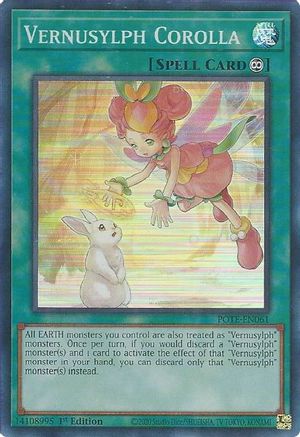 Vernusylph Corolla (POTE-EN061) - Power of the Elements 1st Edition - Premium Yugioh Single from Konami - Just $0.25! Shop now at Game Crave Tournament Store