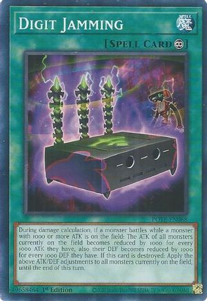 Digit Jamming (POTE-EN068) - Power of the Elements 1st Edition - Premium Yugioh Single from Konami - Just $0.25! Shop now at Game Crave Tournament Store