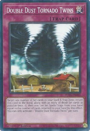 Double Dust Tornado Twins (POTE-EN080) - Power of the Elements Unlimited - Premium Yugioh Single from Konami - Just $0.25! Shop now at Game Crave Tournament Store
