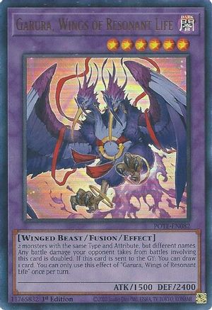 Garura, Wings of Resonant Life (POTE-EN082) - Power of the Elements 1st Edition - Premium Yugioh Single from Konami - Just $1.12! Shop now at Game Crave Tournament Store