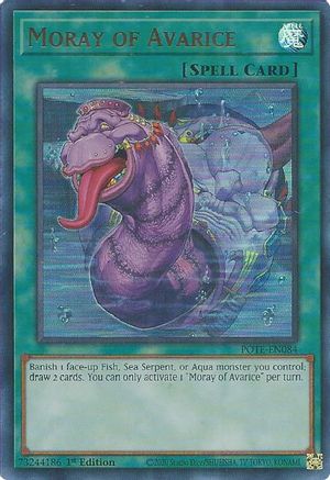Moray of Avarice (POTE-EN084) - Power of the Elements 1st Edition - Premium Yugioh Single from Konami - Just $0.62! Shop now at Game Crave Tournament Store