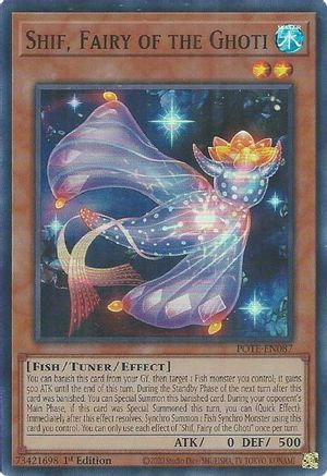 Shif, Fairy of the Ghoti (POTE-EN087) - Power of the Elements Unlimited - Premium Yugioh Single from Konami - Just $0.36! Shop now at Game Crave Tournament Store