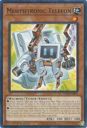 Morphtronic Telefon (POTE-EN093) - Power of the Elements 1st Edition - Premium Yugioh Single from Konami - Just $0.25! Shop now at Game Crave Tournament Store
