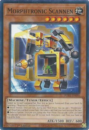 Morphtronic Scannen (POTE-EN095) - Power of the Elements 1st Edition - Premium Yugioh Single from Konami - Just $0.25! Shop now at Game Crave Tournament Store
