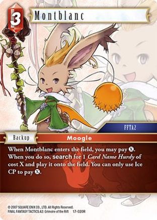 Montblanc (REBELLION'S CALL) Foil - Premium Final Fantasy Single from Rebellion's Call - Just $0.32! Shop now at Game Crave Tournament Store