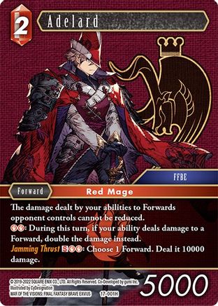 Adelard (REBELLION'S CALL) Foil - Premium Final Fantasy Single from Rebellion's Call - Just $0.59! Shop now at Game Crave Tournament Store