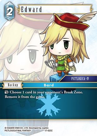 Edward (REBELLION'S CALL) Foil - Premium Final Fantasy Single from Rebellion's Call - Just $0.71! Shop now at Game Crave Tournament Store