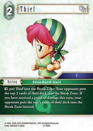 Thief (REBELLION'S CALL) Foil - Premium Final Fantasy Single from Rebellion's Call - Just $0.25! Shop now at Game Crave Tournament Store