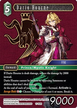 Dario Hourne (REBELLION'S CALL) - Premium Final Fantasy Single from Rebellion's Call - Just $0.29! Shop now at Game Crave Tournament Store