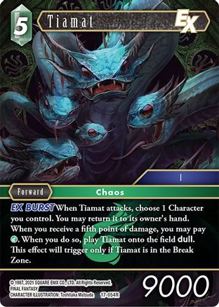 Tiamat EX (REBELLION'S CALL) Foil - Premium Final Fantasy Single from Rebellion's Call - Just $0.26! Shop now at Game Crave Tournament Store