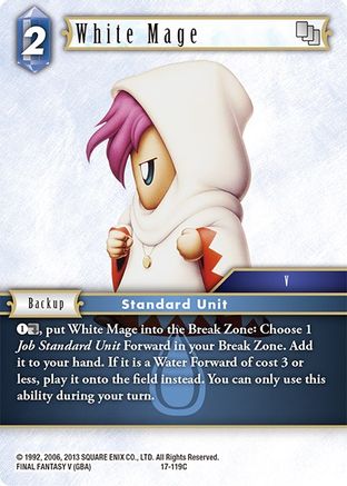 White Mage (REBELLION'S CALL) Foil - Premium Final Fantasy Single from Rebellion's Call - Just $0.25! Shop now at Game Crave Tournament Store