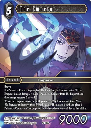 The Emperor (REBELLION'S CALL) Foil - Premium Final Fantasy Single from Rebellion's Call - Just $0.67! Shop now at Game Crave Tournament Store