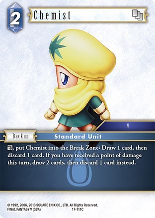 Chemist (REBELLION'S CALL) Foil - Premium Final Fantasy Single from Rebellion's Call - Just $0.25! Shop now at Game Crave Tournament Store