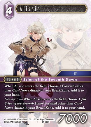 Alisaie (REBELLION'S CALL) - Premium Final Fantasy Single from Rebellion's Call - Just $0.25! Shop now at Game Crave Tournament Store