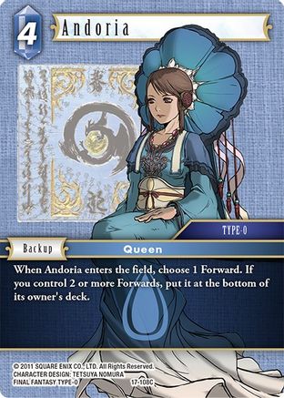 Andoria (REBELLION'S CALL) Foil - Premium Final Fantasy Single from Rebellion's Call - Just $0.25! Shop now at Game Crave Tournament Store