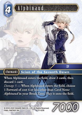 Alphinaud (REBELLION'S CALL) Foil - Premium Final Fantasy Single from Rebellion's Call - Just $1.82! Shop now at Game Crave Tournament Store