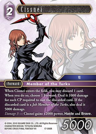 Cissnei (REBELLION'S CALL) - Premium Final Fantasy Single from Rebellion's Call - Just $0.25! Shop now at Game Crave Tournament Store