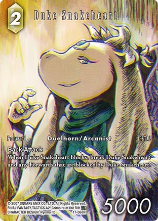 Duke Snakeheart (Full Art) (REBELLION'S CALL) Foil - Premium Final Fantasy Single from Rebellion's Call - Just $1.59! Shop now at Game Crave Tournament Store