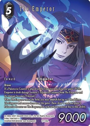 The Emperor (Full Art) (REBELLION'S CALL) Foil - Premium Final Fantasy Single from Rebellion's Call - Just $7.36! Shop now at Game Crave Tournament Store