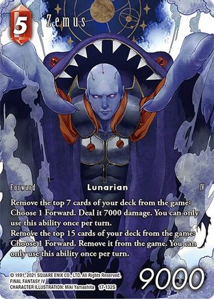 Zemus (Full Art) (REBELLION'S CALL) Foil - Premium Final Fantasy Single from Rebellion's Call - Just $1.15! Shop now at Game Crave Tournament Store
