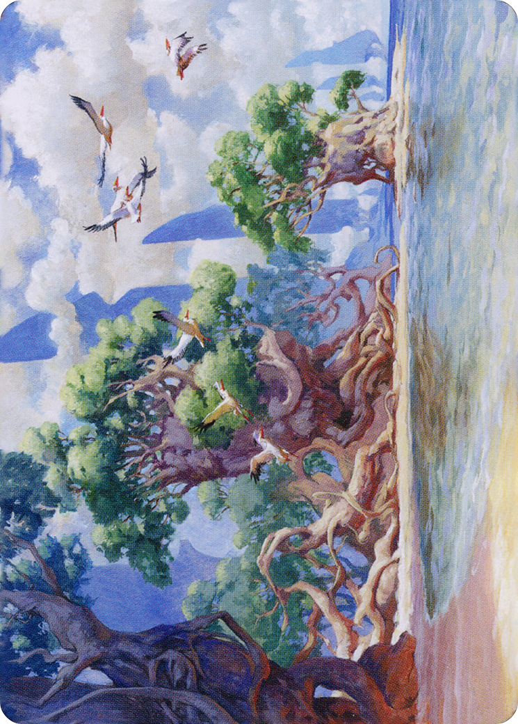 Yavimaya Coast // Yavimaya Coast (ADMU-061) - Dominaria United Art Series (Borderless) - Premium MTG Single from Wizards of the Coast - Just $0! Shop now at Game Crave Tournament Store