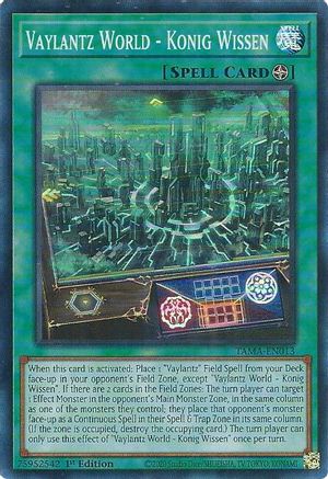 Vaylantz World - Konig Wissen (TAMA-EN013) - Tactical Masters 1st Edition - Premium Yugioh Single from Konami - Just $0.08! Shop now at Game Crave Tournament Store