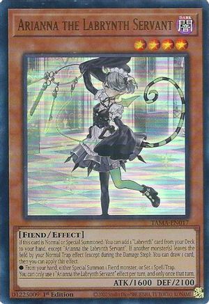 Arianna the Labrynth Servant (TAMA-EN017) - Tactical Masters 1st Edition - Premium Yugioh Single from Konami - Just $2.79! Shop now at Game Crave Tournament Store