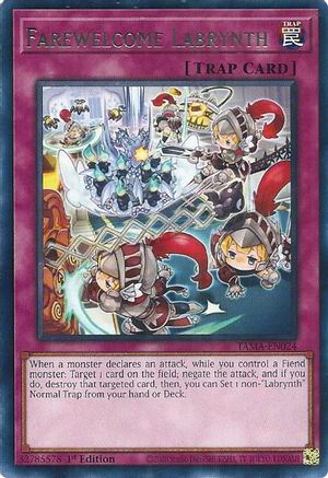 Farewelcome Labrynth (TAMA-EN024) - Tactical Masters 1st Edition - Premium Yugioh Single from Konami - Just $0.25! Shop now at Game Crave Tournament Store