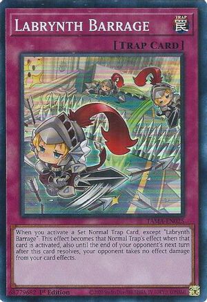 Labrynth Barrage (TAMA-EN025) - Tactical Masters 1st Edition - Premium Yugioh Single from Konami - Just $0.25! Shop now at Game Crave Tournament Store