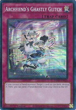 Archfiend's Ghastly Glitch (TAMA-EN026) - Tactical Masters 1st Edition - Premium Yugioh Single from Konami - Just $0.25! Shop now at Game Crave Tournament Store