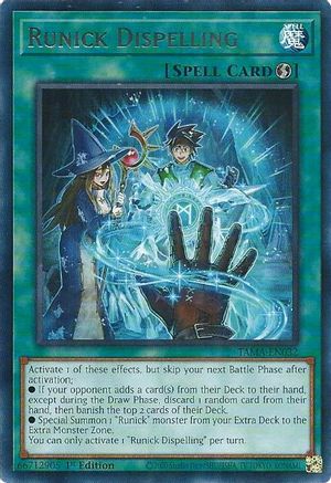 Runick Dispelling (TAMA-EN032) - Tactical Masters 1st Edition - Premium Yugioh Single from Konami - Just $0.25! Shop now at Game Crave Tournament Store