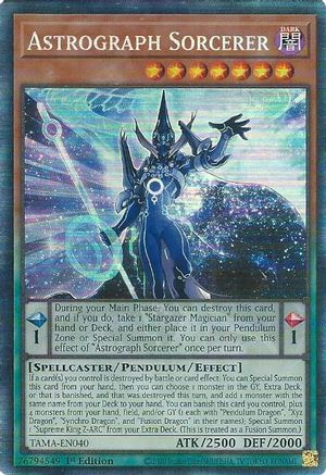 Astrograph Sorcerer (CR) (TAMA-EN040) - Tactical Masters 1st Edition - Premium Yugioh Single from Konami - Just $12.80! Shop now at Game Crave Tournament Store