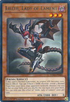 Lilith, Lady of Lament (TAMA-EN049) - Tactical Masters 1st Edition - Premium Yugioh Single from Konami - Just $0.25! Shop now at Game Crave Tournament Store