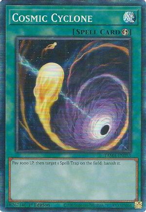 Cosmic Cyclone (CR) (TAMA-EN053) - Tactical Masters 1st Edition - Premium Yugioh Single from Konami - Just $1.69! Shop now at Game Crave Tournament Store