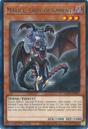 Malice, Lady of Lament (TAMA-EN051) - Tactical Masters 1st Edition - Premium Yugioh Single from Konami - Just $0.25! Shop now at Game Crave Tournament Store