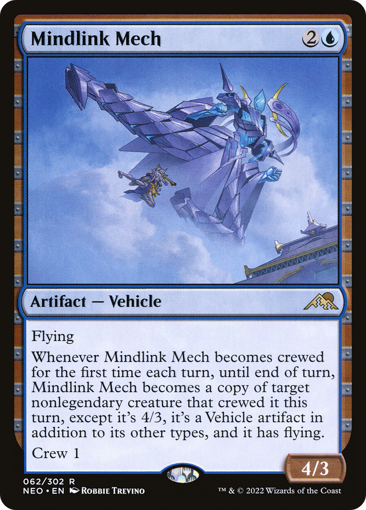 Mindlink Mech (NEO-062) - Kamigawa: Neon Dynasty - Premium MTG Single from Wizards of the Coast - Just $0.08! Shop now at Game Crave Tournament Store