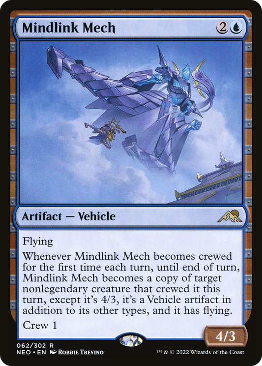 Mindlink Mech (NEO-062) - Kamigawa: Neon Dynasty - Premium MTG Single from Wizards of the Coast - Just $0.08! Shop now at Game Crave Tournament Store